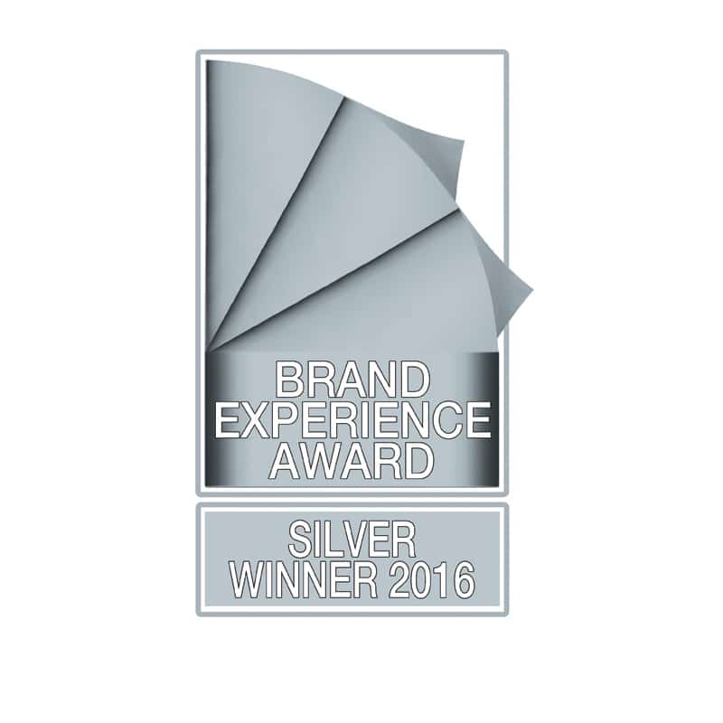 WINNER of FMBE Brand Experience Award